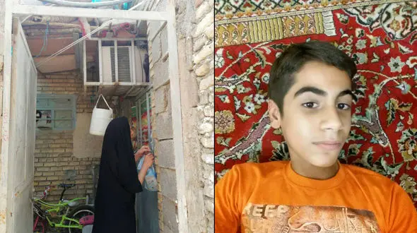 گفتگوی تلخ با مادر پسر 12 ساله آبادانی که خودکشی کرد / من گدایی کردم نه تن فروشی + فیلم و عکس