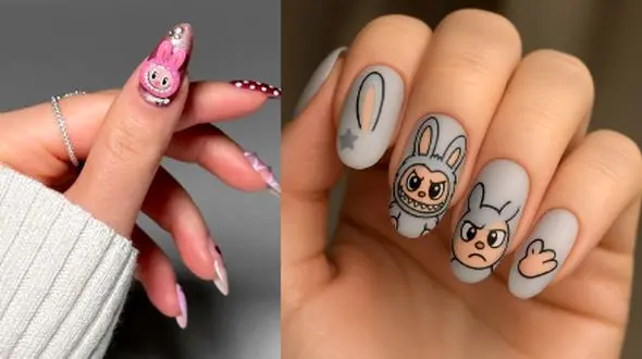 ترندهای فانتزی و کیوت لاک ناخن لبوبو برای سال 2025 