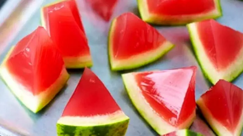 ایده‌های ژله یلدایی 1403 با طرح هندوانه