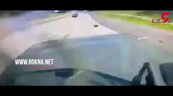 فاجعه مرگباری که راننده ۷۰ ساله در بزرگراه خلق کرد + فیلم 