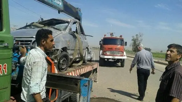 پراید چپ کرد، خانم موسوی کشته شد + عکس 