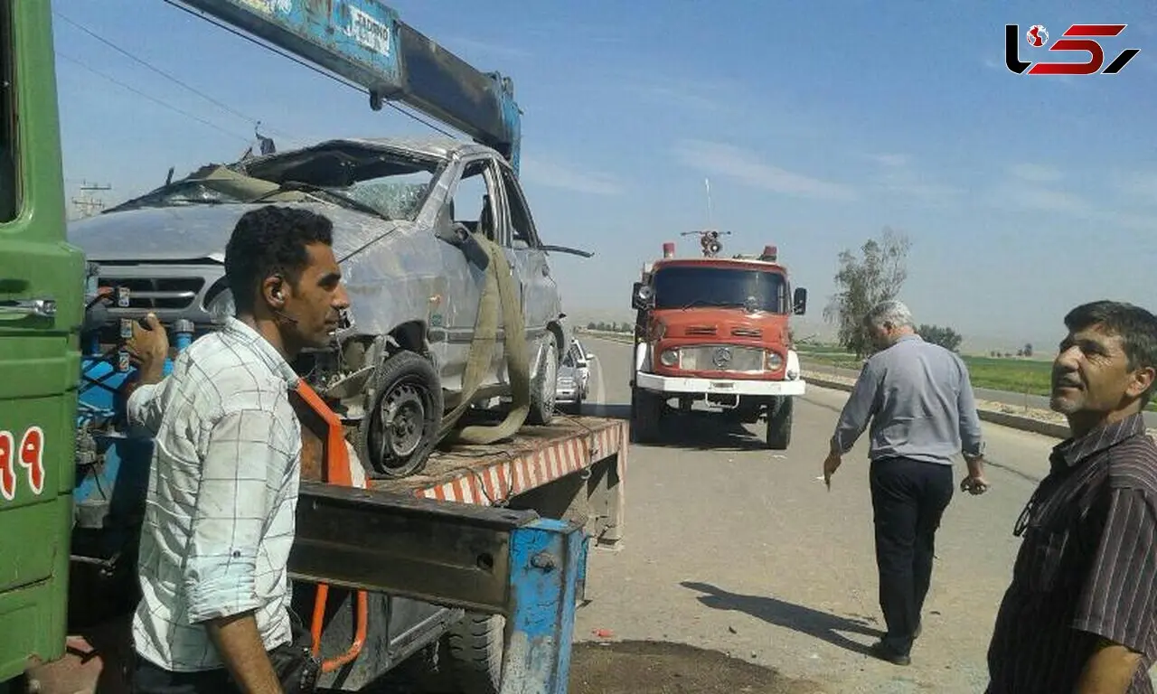 پراید چپ کرد، خانم موسوی کشته شد + عکس 