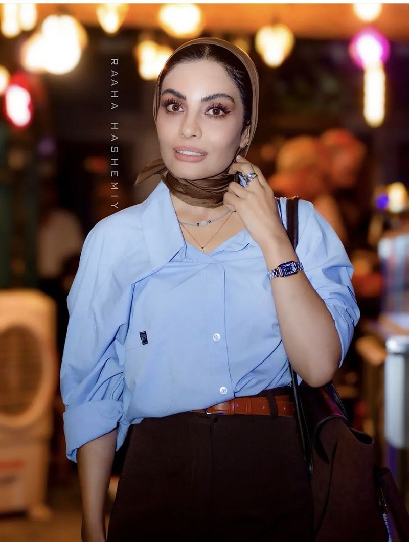 استایل ساده و شیک صحرا اسدالهی 2