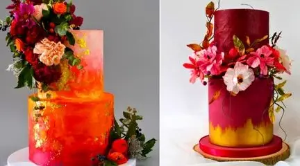 15 ایده برای تهیه کیک دورنگ با پرتقال خشک؛ طعمی منحصر به فرد