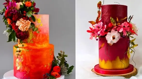 15 ایده برای تهیه کیک دورنگ با پرتقال خشک؛ طعمی منحصر به فرد