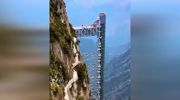 این آسانسور در گینس ثبت شد + فیلم