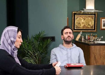 فیلم / وقتی نیما شعبان‌نژاد ادای حدیث میرامینی را درمی‌آورد /  مدیری از خنده منفجر شد