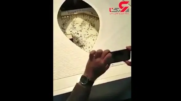 چشم شیطان در آسمان کعبه ! + فیلم