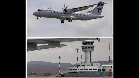 حادثه در  پرواز مسافربری تهران- خوی / فرود اضطراری در تبریز
