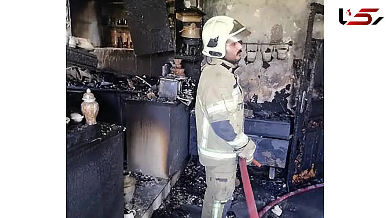 آتش‌سوزی خانه مسکونی در کیانشهر + عکس ها