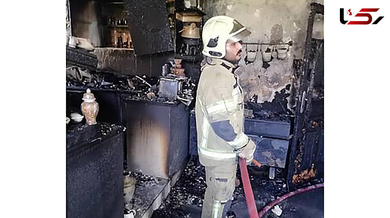 آتش‌سوزی خانه مسکونی در کیانشهر + عکس ها