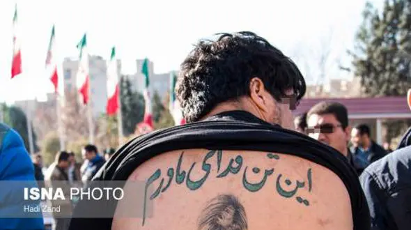 خالکوبی عجیب یک دزد سوژه عکاسان شد+عکس