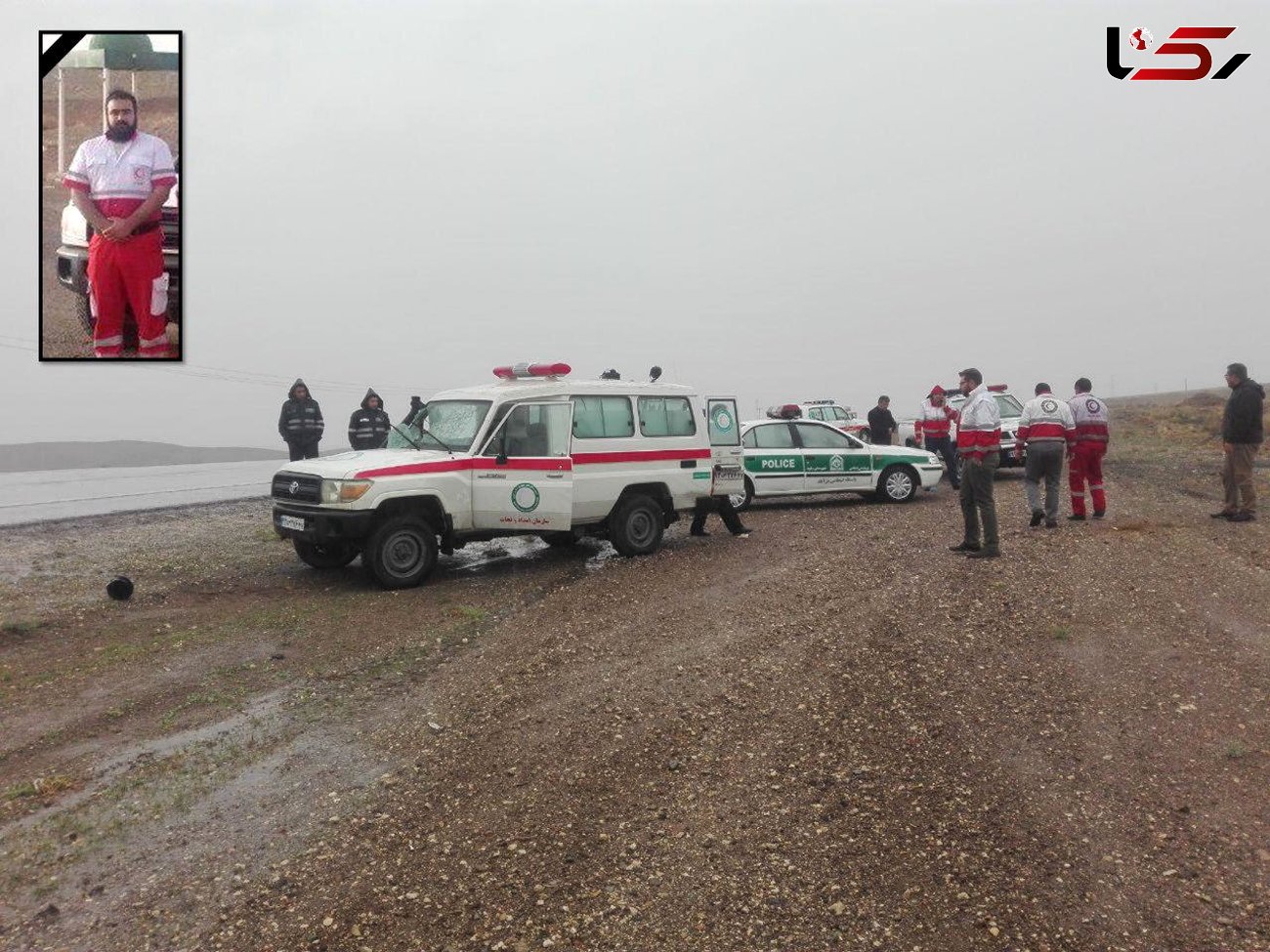 مرگ تلخ امدادگر هلال احمر هنگام بازگشت از ماموریت در ساوه + عکس 