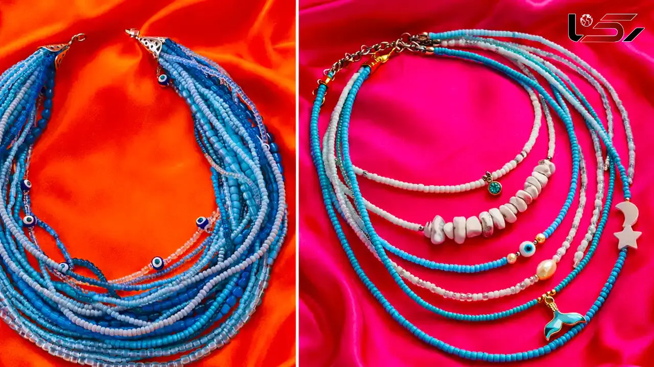 مدل های گردنبند مهره‌ ای رومانتویی؛ اکسسوری ظریف برای استایل شما + 10 ایده جذاب