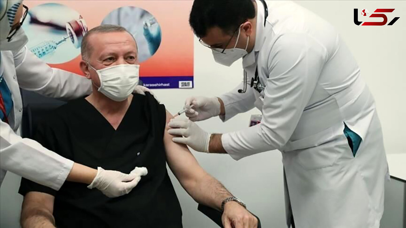 اردوغان واکسن کرونای چینی زد + عکس