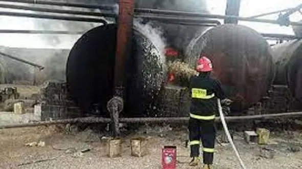 مرگ تکاندهنده جوان ساروی در قیر داغ