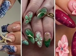ناخن سه بعدی جذاب و خوشگل | طراحی‌ های خاص و برجسته