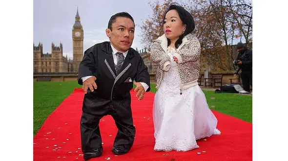 ازدواج کوچولوترین عروس و داماد جهان +عکس های دیدنی