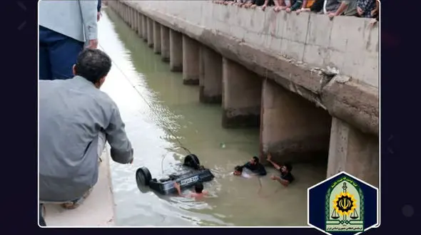 فداکاری معجزه‌آمیز پلیس در شوش / گفتگو با 2 زن نجات یافته از مرگ در کانال آب