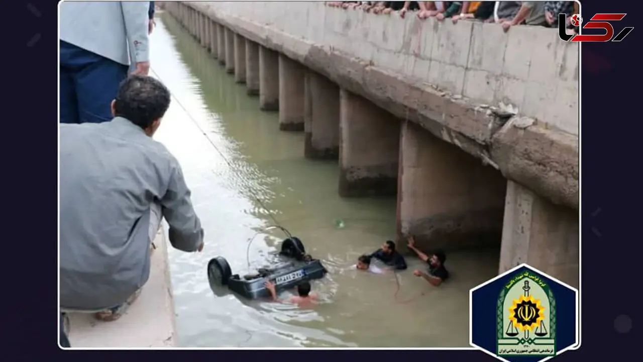 فداکاری معجزه‌آمیز پلیس در شوش / گفتگو با 2 زن نجات یافته از مرگ در کانال آب