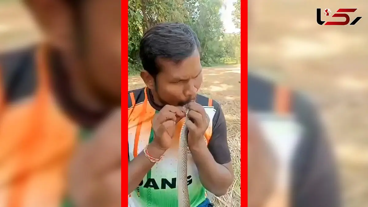 فیلم نجات معجزه آسای مار با تنفس دهان به دهان