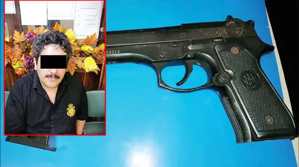 عملیات اطلاعات سپاه حر برای دستگیری مردی مشکوک با کلت برتا! + عکس