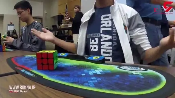 رکورد جهانی مکعب روبیک بازمان(4.69) توسط پاتریک پونس + فیلم