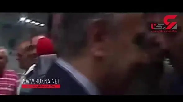 رفتار عجیب یکی از همراهان وزیر ورزش دولت روحانی + فیلم 