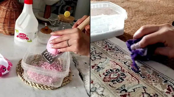 ببینید / از بین بردن لک ها با لکه بر قوی در منزل + فیلم 