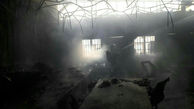 آتش سوزی گسترده در انبار شهرک اکباتان + عکس 