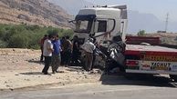 حادثه ای مرگبار در ساری / تصادف تریلی و کامیون با 2 کشته