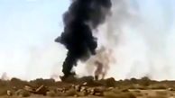اولین فیلم از محل  سقوط جنگنده F14 در اصفهان