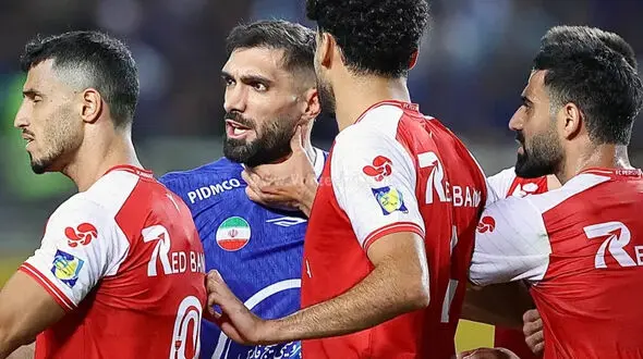 خنده آقاسی با یادگار به یادماندنی دربی (عکس)