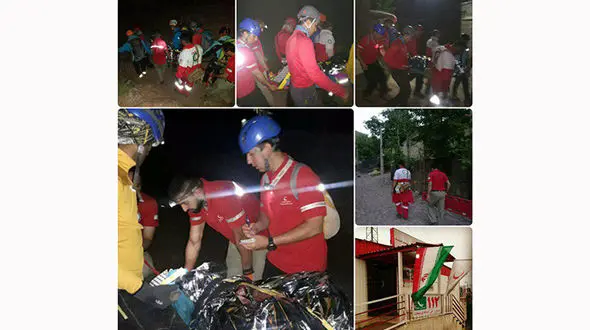 نجات زن جوان در حسن دره شمیرانات