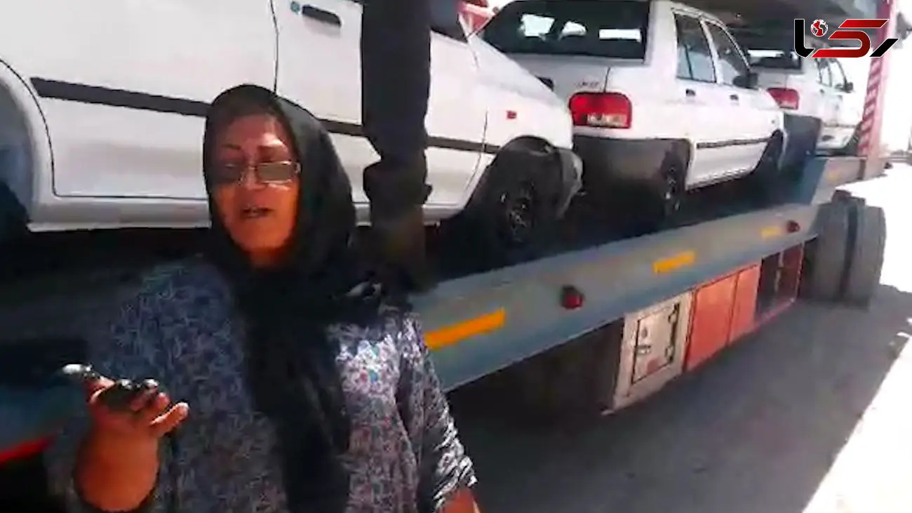 شیرزن جاده ها را می شناسید؟ / جبر زمانه این زن قمی را راننده تریلی کرد + فیلم 