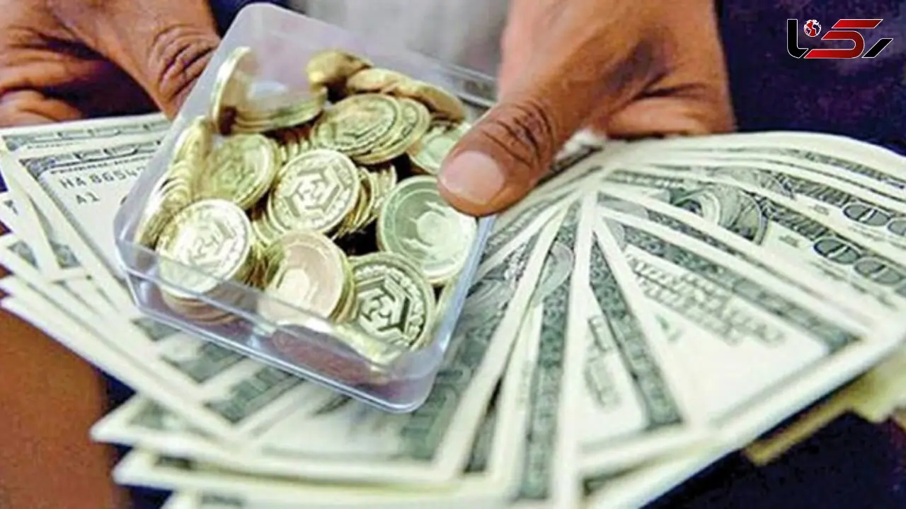 آخرین قیمت سکه و قیمت دلار در بازار امروز  / دلار بالا رفت