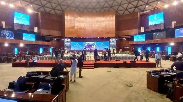 تصاویری از محل مذاکرات ایران و آمریکا در اسلام آباد/ احتمال آغاز مذاکرات از ساعت 5 بعدظهر به وقت محلی