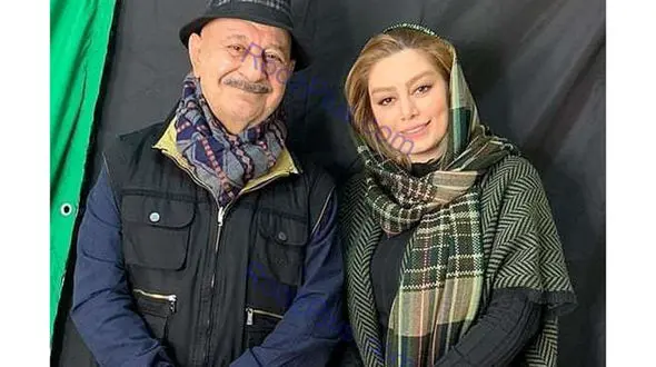 
عکس یاد‌گاری سحر قریشی و غلامحسین لطفی
