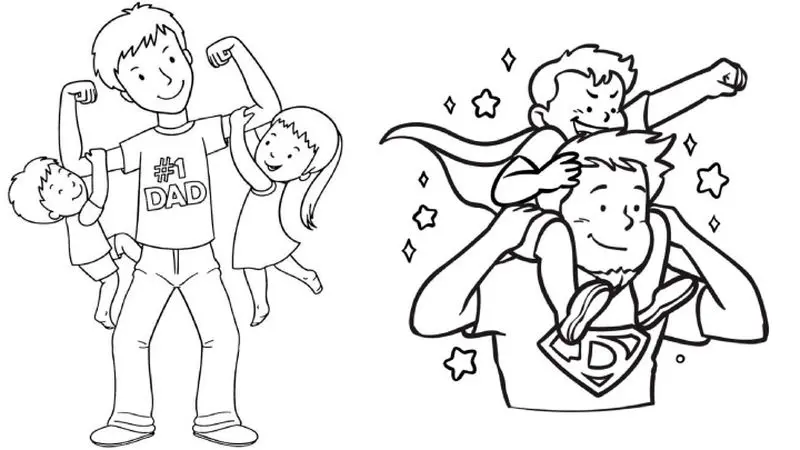 ایده ی نقاشی برای روز پدر