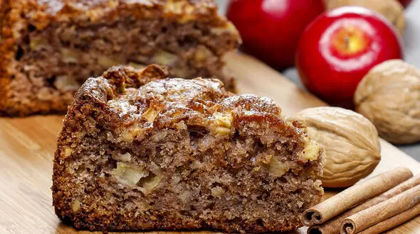 کیک وانیلی سیب و دارچین عصرانه ای دلچسب+طرز پخت