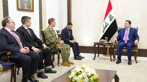 رایزنی‌ السودانی و فرمانده سنتکام درباره سوریه و آینده پایگاه عین‌الاسد