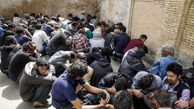 شبیخون پلیس به 141 تبهکار در عملیات پلیسی اسلامشهر / 121 سلاح سرد کشف شد