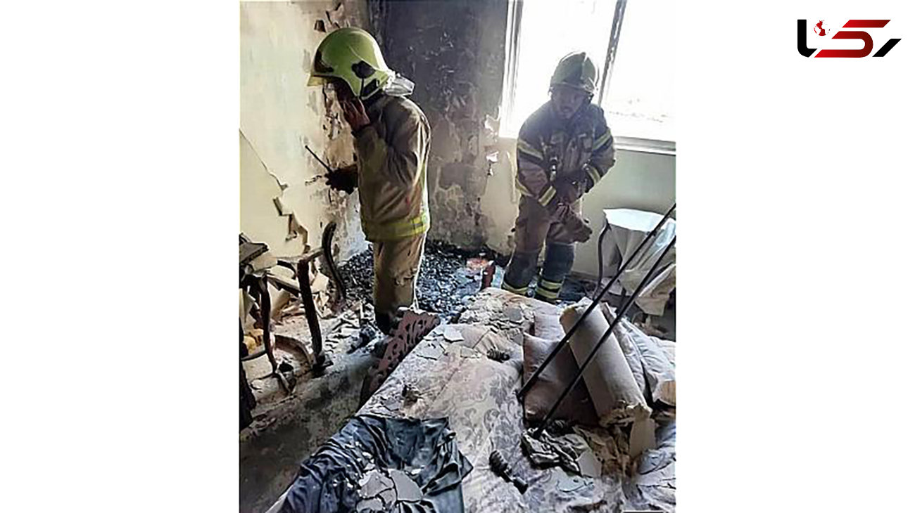 نجات 15 زن و مرد و کودک در آتش سوزی / در بلوار ارتش رخ داد +عکس ها