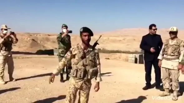 جان می دهیم خاک نه/ فیلم رجزخوانی سرباز ارتشی در نقطه صفر مرزی کرمانشاه