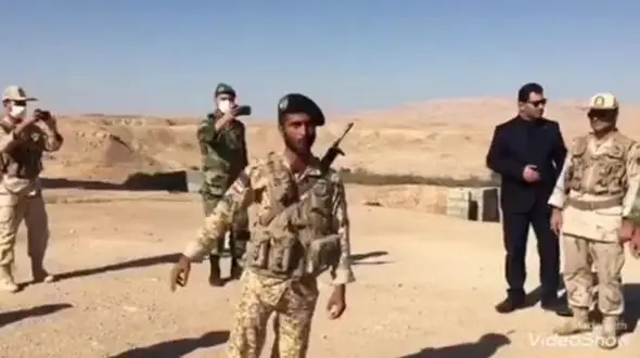 جان می دهیم خاک نه/ فیلم رجزخوانی سرباز ارتشی در نقطه صفر مرزی کرمانشاه