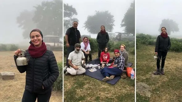 گیلان گردی شبنم فرشادجو در بحران کرونایی + عکس 