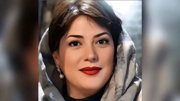 عکس ضجه های  تلخ طناز طباطبایی در مراسم ختم رضا داوودنژاد / موهای تراشیده طناز سینمای ایران با سفیدی ...