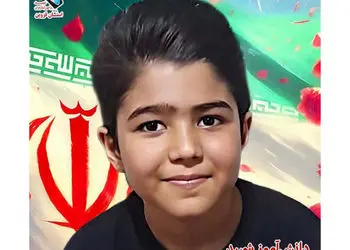 دست‌نوشته تأثیرگذار کودک شهید حادثه آبیک قزوین منتشر شد + عکس