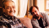 تصویری از دو چهره فقید ادبیات ایران/ حمیدرضا صدر در کنار شاعر موردعلاقه‌اش