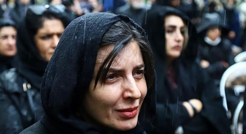 نگاهی به چیدمان میز عزای مادرشوهر  لیلا حاتمی، بازیگر فیلم «پیرپسر» با حضور حامد بهداد/ مادرِ استاد دانشگاه علی مصفا، روحش شاد و یادش گرامی